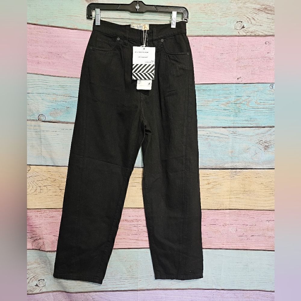 Women's Sandrine‎ Rose x Free People Wide Leg Jeans Size 24